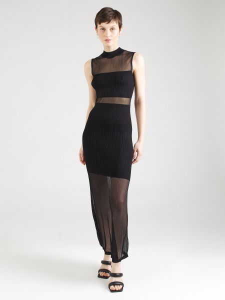 Pletené pletené šaty Karen Millen čierna