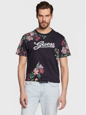 Květinové tričko Guess