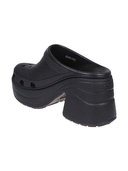Sandalias con plataforma Crocs negro
