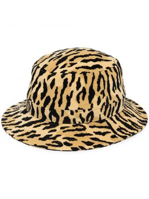 Mütze mit print mit leopardenmuster Wacko Maria