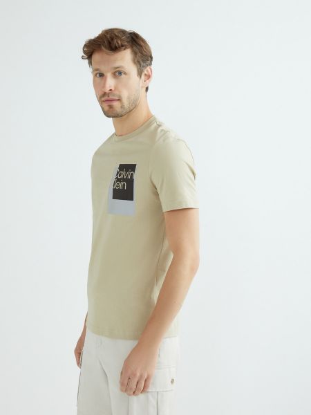 Camiseta Calvin Klein beige