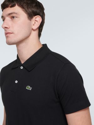 Памучна поло тениска Comme Des Garçons Shirt черно