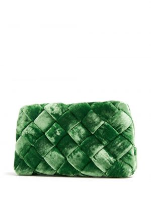 Aksamitna kopertówka Loeffler Randall zielona