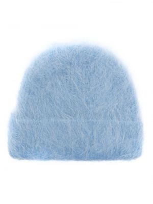 Alpaka woll mütze Séfr blau