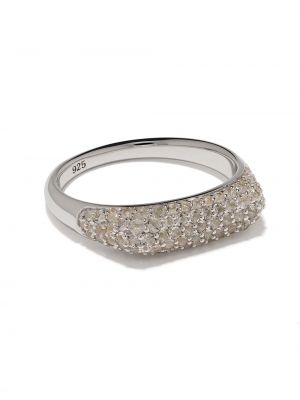 Prsten sa šiljcima s kristalima Tom Wood srebrena