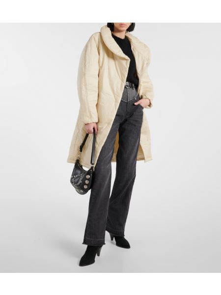 Хлопковое пальто Isabel Marant белое