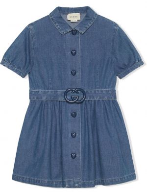 Dress for jenter Gucci Kids blå