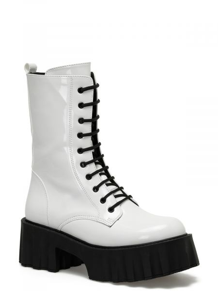 Kotníkové boty Butigo bílé