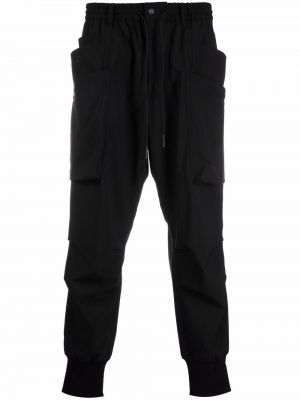 Pantalones de chándal con cordones Y-3 negro