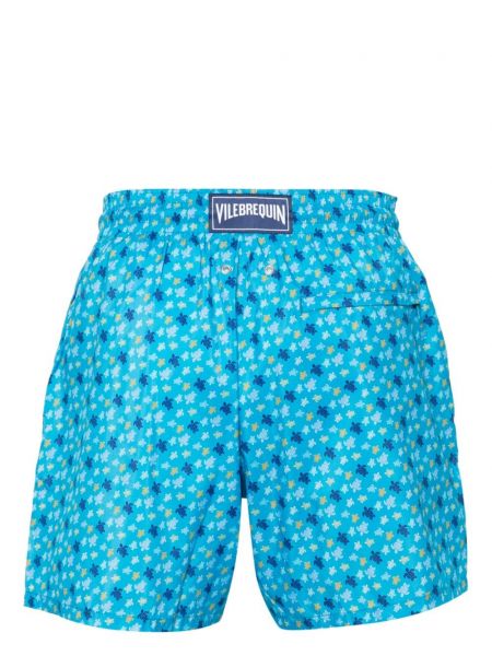 Shorts mit print Vilebrequin blau