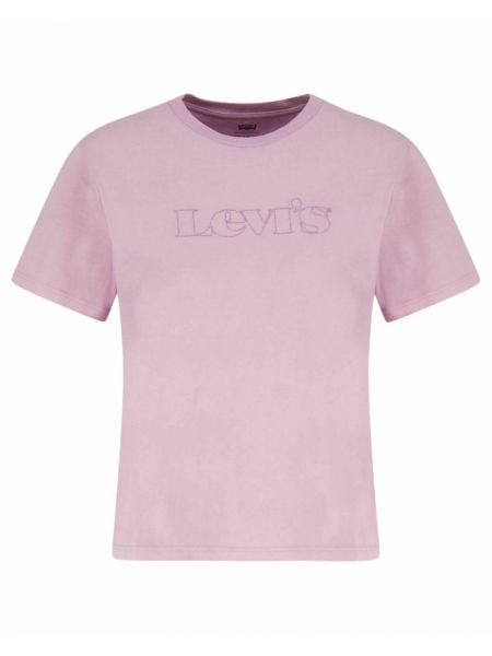 Koszulka z nadrukiem Levi's różowa