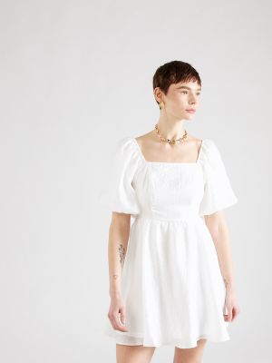 Φόρεμα Pieces λευκό
