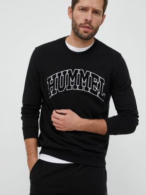 Czarna bluza bawełniana Hummel