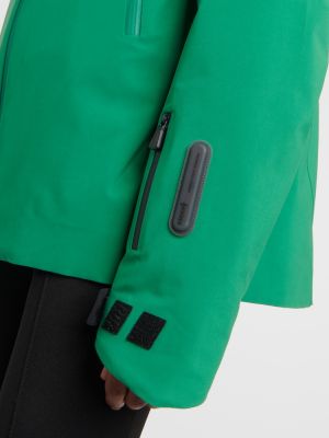 Puhasta smučarska jakna Moncler Grenoble zelena