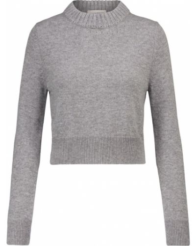 Кашмирен пуловер Alexander Mcqueen сиво