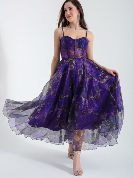 Estélyi ruha Lafaba lila