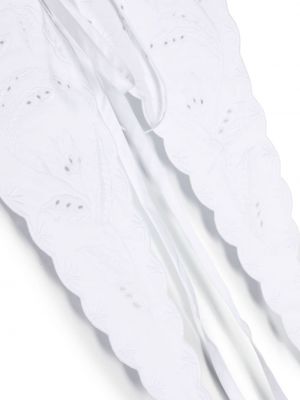Krawat bawełniany Patou biały