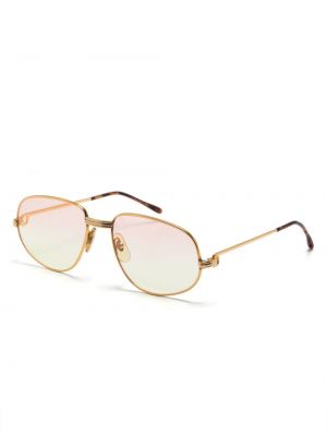 Okulary przeciwsłoneczne gradientowe Cartier złote