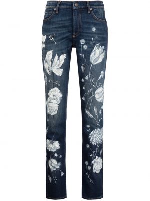 Smal skinny fit-jeans Ralph Lauren Collection blå