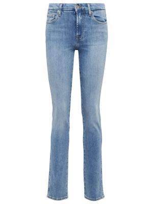 Slank skinny jeans 7 For All Mankind blå