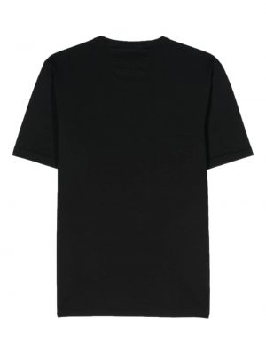 T-shirt brodé en coton C.p. Company noir