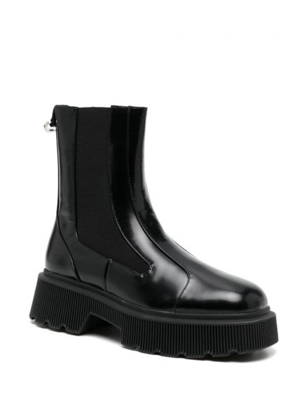 Ankle boots en cuir Senso noir