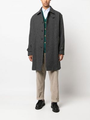 Vlněný kabát Mackintosh šedý