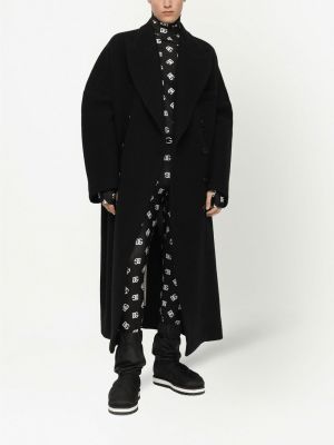 Oversize mantel Dolce & Gabbana schwarz