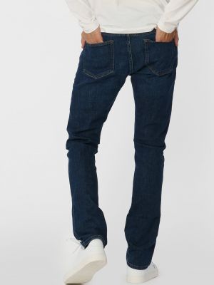 Прямые джинсы Trussardi синие