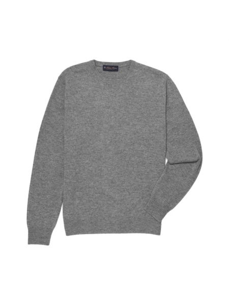 Pull en cachemire Brooks Brothers gris