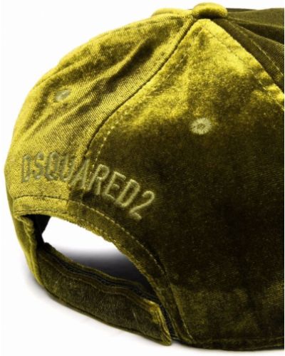 Gorra de terciopelo‏‏‎ Dsquared2 verde