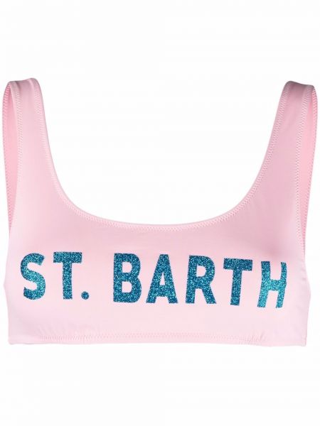 Bikini cu imagine Mc2 Saint Barth roz