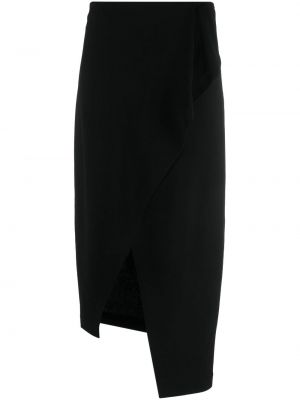 Asymetrická puzdrová sukňa Iro čierna