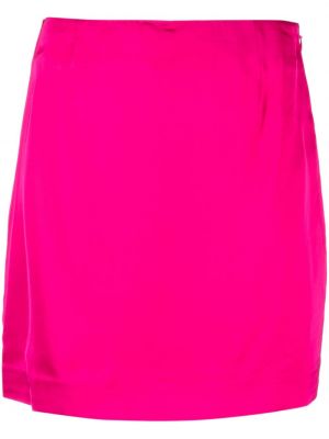 Saténové mini sukně Manuel Ritz růžové