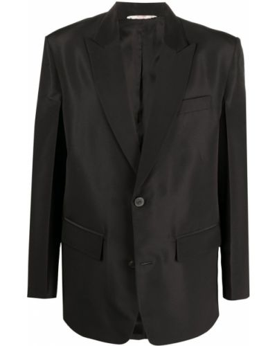 Silke lang blazer Valentino svart