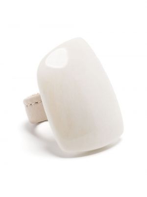 Oversize пръстен Monies бяло