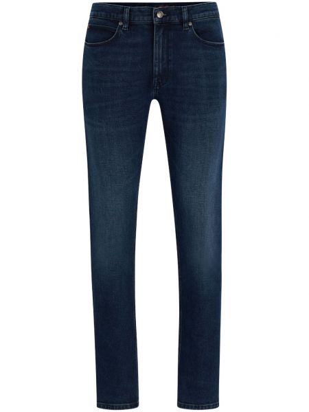 Jeansy skinny slim fit bawełniane Hugo niebieskie