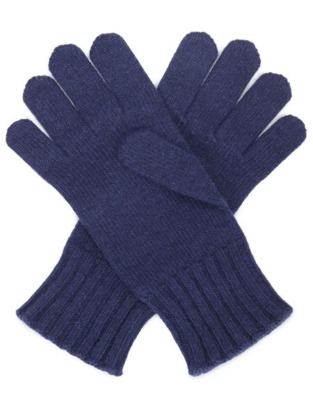 Кашемировые перчатки Panicale синие