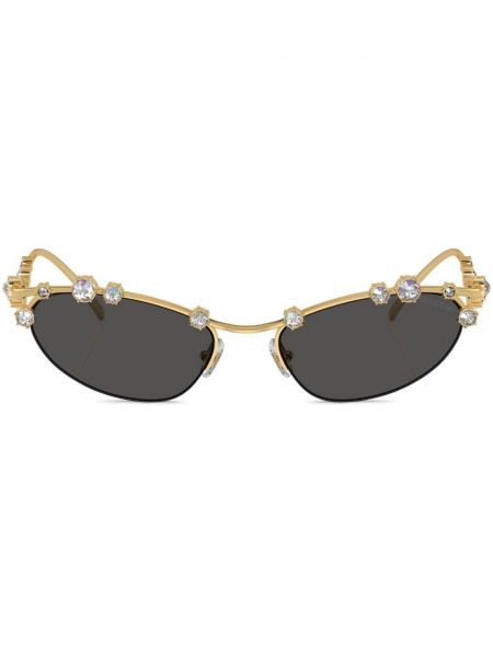 Lunettes de soleil Swarovski doré