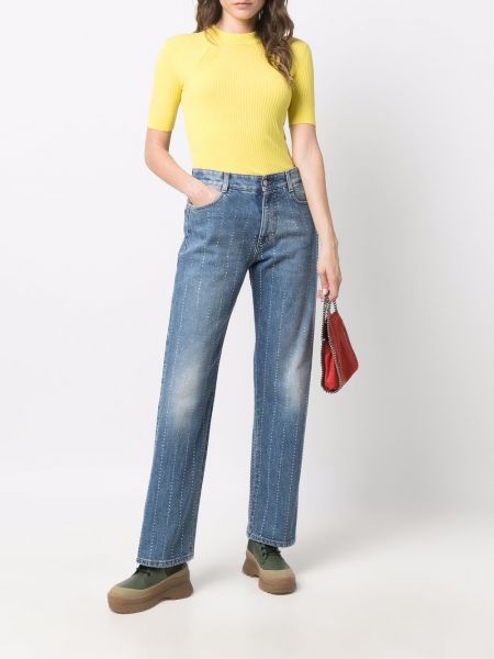 Straight jeans Stella Mccartney blau