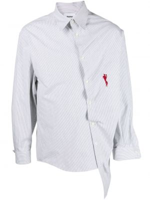 Βαμβακερό πουκάμισο με κέντημα Doublet λευκό