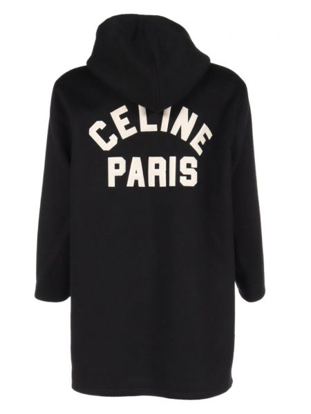 Manteau à capuche avec applique Céline Pre-owned