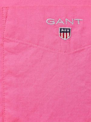 Pernata pamučna košulja s gumbima Gant