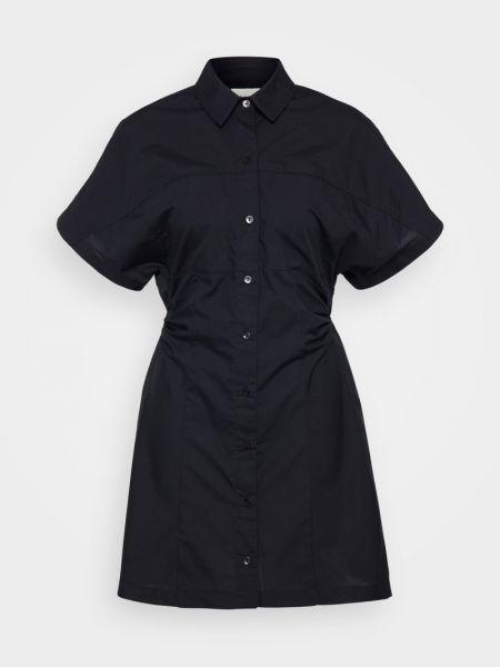 Sukienka koszulowa Abercrombie & Fitch czarna