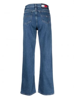 Medvilninės platėjantys džinsai Tommy Jeans mėlyna