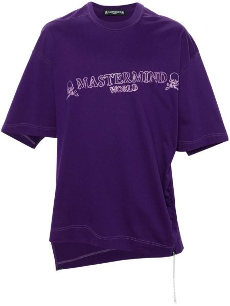 T-shirt mit print Mastermind Japan lila