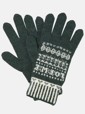 Перчатки x suna fujita из смесовой шерсти Loewe, мультиколор