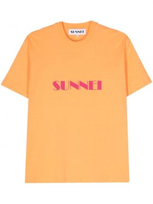 Kokvilnas t-krekls ar apdruku Sunnei
