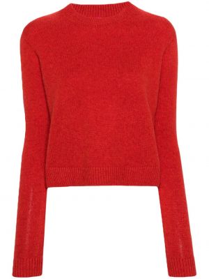 Sweter z kaszmiru The Elder Statesman czerwony
