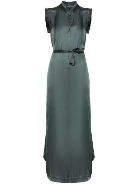 Σατέν μάξι φόρεμα Zadig&voltaire πράσινο